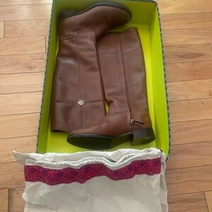 Tory Burch Brown Heeled Boots